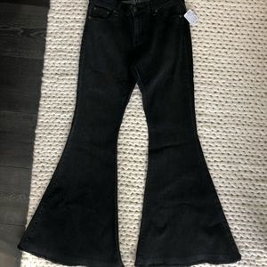 New with with tags Free People flare jeans.